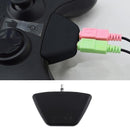 3.5mm Jack Microphone Earphone to 2.5mm Audio Adapter for Xbox 360(Black) Newly