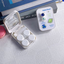 Lens Container Cartoon Lenses Case Astronaut Contact Lens Box Soaking Storage