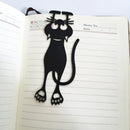 Stereo Hollow Kitten Bookmark PVC Cute Cartoon Animal Wacky Reading Marker