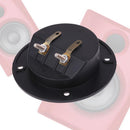 Square Shape, Double Binding Post Type Speaker Box Terminal Cup Board