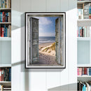 Seaside Doors 5D DIY Round Diamond Painting Embroidery Cross Stitch Mosaic