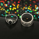 European Punk Rhinestone Multi-Styles Boho Geometric Knuckle Ring Women Jewelry
