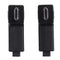 2pcs 90° Micro USB Female, Micro USB Male Adapter Male