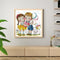 Partial Embroidery DIY Stamped Canvas 14CT Our Love Needlework Sets Home Decor
