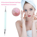 Detachable Double-Head Blackhead Acne Remover Needle Stainless Steel (Blue)