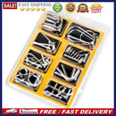 16pcs/2Set Metal Puzzle Wire IQ Mind Brain Kids Adults Stress Reliever Toys