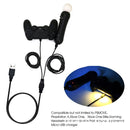 For PS VR Xbox one PSV single cable splits into Dual Micro USB Charging Cable