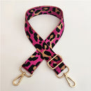 Leopard Strap for Crossbody Shoulder Bag Accessories Replacement (Rose)