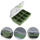 Fishing Tackle Bait Box Fish Lure Hook Bait Container Equipment (3 Grid)
