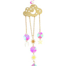 #A 1/5pcs Crystal Wind Chime Light Catcher Chaser Windbell Ornament Garden Decor