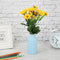 Artificial Sunflower Lifelike Silk Flower Photo Prop Bouquet Wedding Party Decor