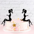Dessert Cake Decorating Tool Acrylic Cake Topper Happy Birthday Cupcakes