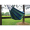 Portable Outdoor Hammock Hang Bed Travel Camping Swing Canvas Blue Stripe