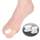 1 Pair 2pcs Toes Separator Bone Thumb Orthotics Hallux Valgus Corrector (A)