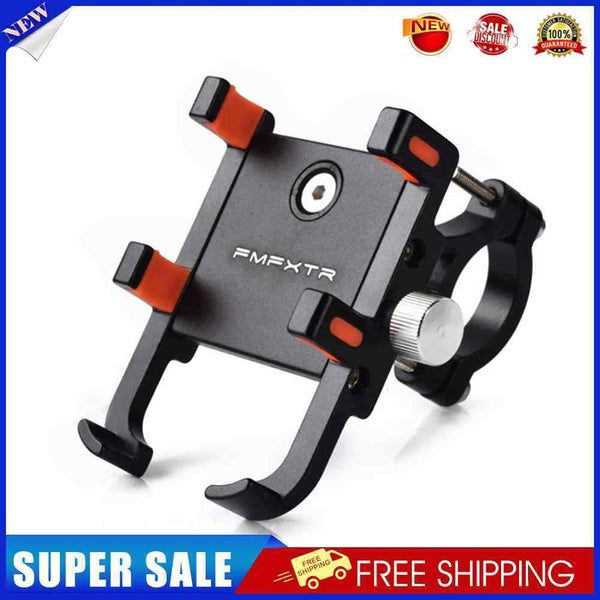 #A Bike Phone Holder Handlebar Navigation Support Aluminum Alloy Rotating Rack