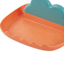 Silicone Utensil Rest with Drip Pad Cloud Rack with Pot Lid Holder (Green) Newly