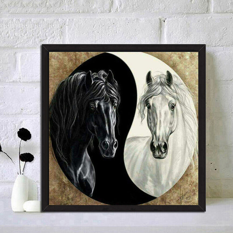 Full Drill 5D DIY Diamond Painting Horse Embroidery Cross Stitch Home Art Decor