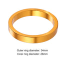 4pcs Bicycle Front Fork Washer MTB Bike Aluminum Headset Spacers Gasket Ring