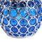 Solar LED Hollow Hanging Ball Light Outdoor Waterproof Garden Lamp (Blue) Newly