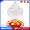 Plastic Bird Water Feeder Bottle Hanging Hummingbird Feeder (Transparent)