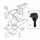 Window Plastic Windshield Washer Windscreen Nozzle Car Washer Nozzle Sprayer