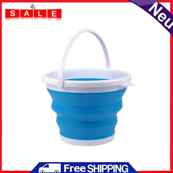 Folding Outdoor Fishing Travel Car Washing Bucket Portable Folding Bucket