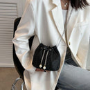 Rhinestone Women Shoulder Bag Chain Crossbody Bucket Messenger Handbags Purse