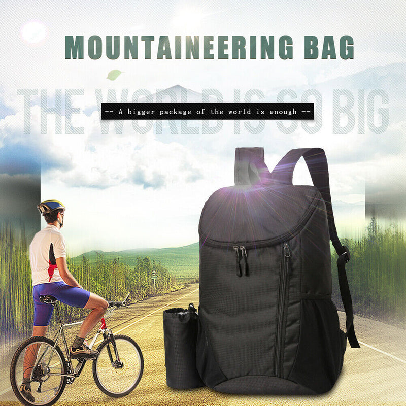 #A Nylon Large Capacity Foldable Backpack for Outdoor Climbing Travel Sports Hik