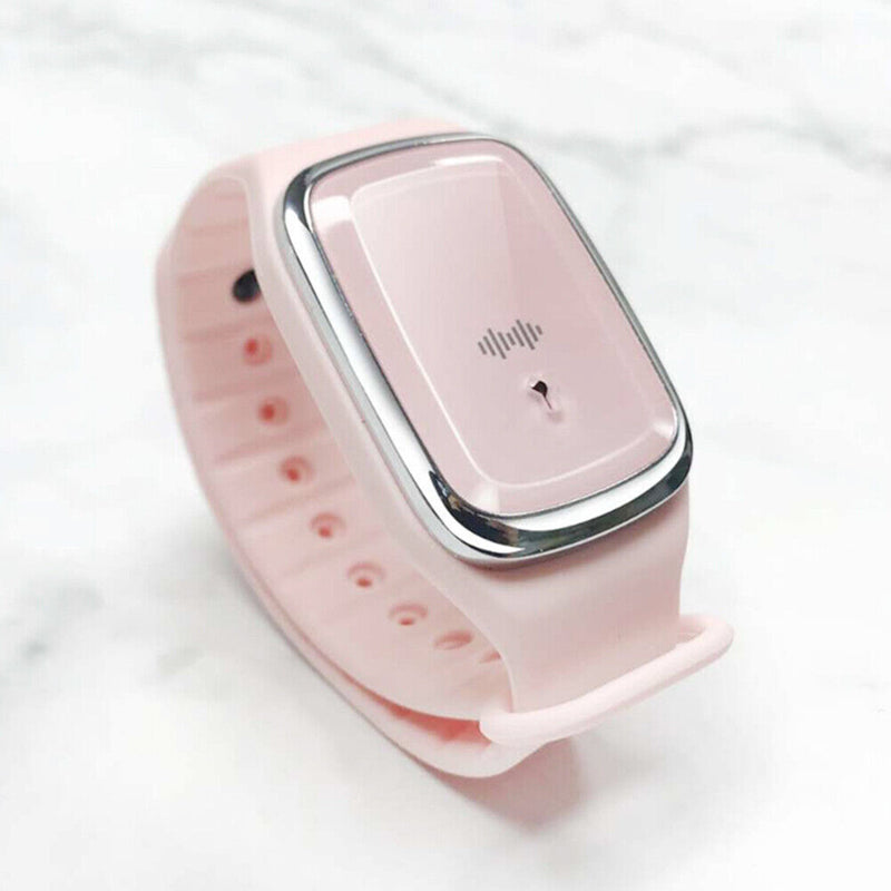 M2 Ultrasonic Mosquito Repellent Anti Insect Bugs Pest Bracelet (Pink) Newly