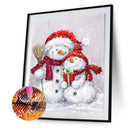 Full Round Drill Diamond Painting Snowman Mosaic Kits DIY Artwork (NH522)