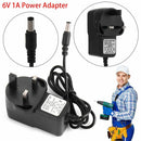 Mains 100-240V UK Plug AC/DC Adapter 6V 1A Battery Charger Power Supply
