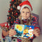Handpainted DIY Christmas Greeting Card Oil Paint by Numbers Pictures Gifts