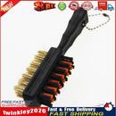 Portable Golf Club Cleaner Lightweight Dual Sided Golf Putter Groove Brush Newly
