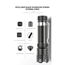XHP50 LED Portable Telescopic Zoom Flashlight High Brightness Waterproof To