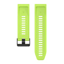 Silicone Strap Adjustable Bracelet for Garmin Fenix 6X/Fenix 6X Pro (Lime)