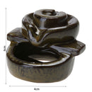 Incense Burner Ceramic Backflow Incense Cone Tower Holder for Home Office Dec