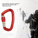 Aluminum Carabiner Outdoor Camping Climbing Hammock Lock Buckle (Red) Newly
