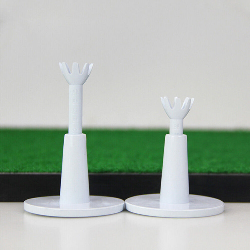 2pcs Adjustable Rubber Golf Tees Training Practice Golf Ball Holder Tees Newly