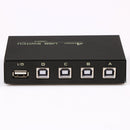4 Ports USB 2.0 Sharing Switch Switcher Adapter Box For PC Scanner Printer