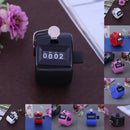 5pcs Clicker Counter 4 Digit Number Plastic Shell Hand Held(Red)
