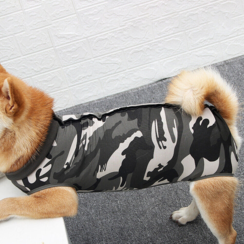 #A Camouflage After Surgery Suits Soft Physiological Clothes Anti Bite Pet Sup