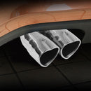 Dual Exhaust Tip Bolt-on Heart Edge Stainless Steel Tailpipe Tip 2.5 inch I