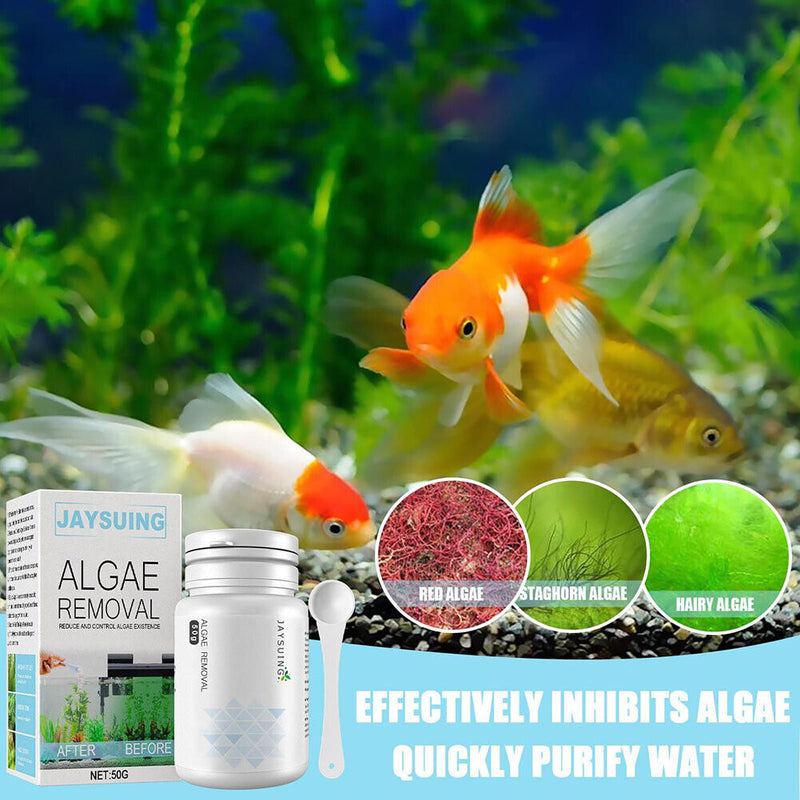 50g Aquarium Water Purifying Algae Repellent Agent Fish Tank Pond Moss Remo
