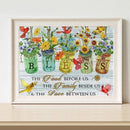 Frameless Painting By Numbers Vase Birds DIY Handmade Drawing On Canvas Gifts