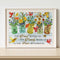 Frameless Painting By Numbers Vase Birds DIY Handmade Drawing On Canvas Gifts