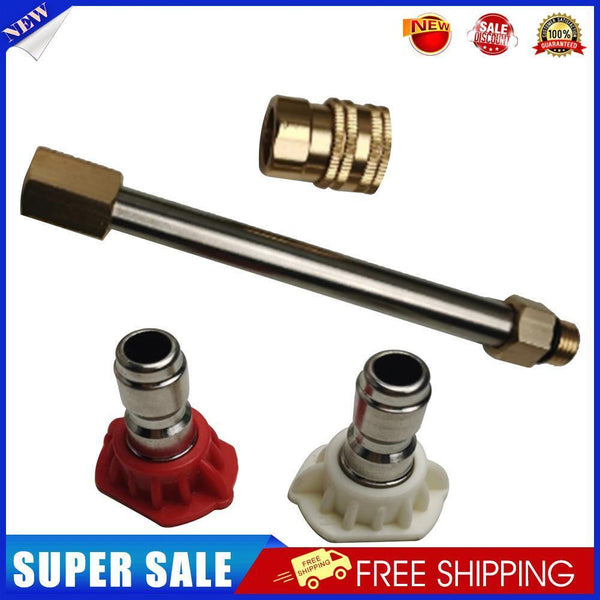 Car Water Gun Extension Rod Kit High Pressure Washer Connector Nozzles Jet