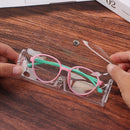 Women Transparent Portable Glasses Holder Glasses Box Plastic Eyeglasses Case