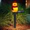 Christmas Solar Snowman Ground Lamp Garden Lawn Light Outdoor Lighting (B) Newly