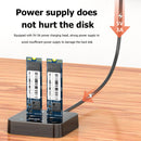 MAIWO K3016S Type C Hard Drive Docking M.2 SSD SATA Dual Bay Station (US)