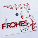 Durable Paper-Cut Card Template Embossing Craft Cutting Die for Greeting Cards